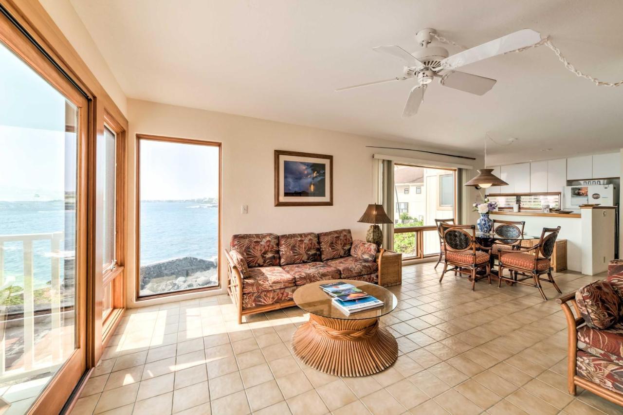 Oceanfront Kailua-Kona Townhome With Pool And Views! Экстерьер фото